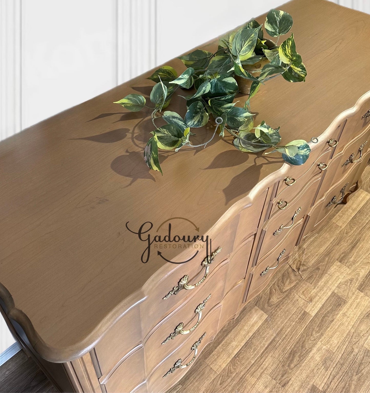 SOLD SOLD SOLD - French Provincial Wood 10 drawer vintage antique Dresser Buffet Restored -Do Not Purchase
