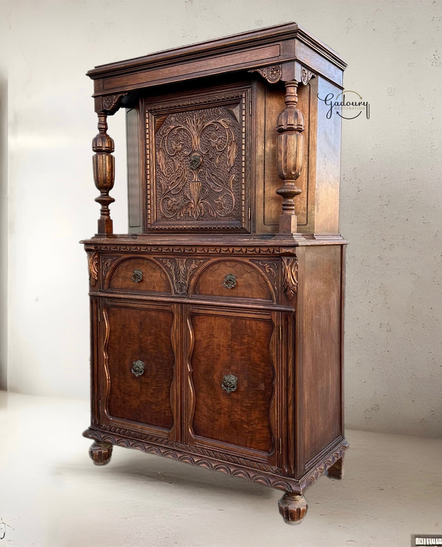 Vintage Ornate Hutch